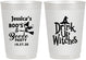 Personalized Halloween 10 oz Frosted Cups - Drink Up Witches | 250001