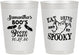 Personalized Halloween 10 oz Frosted Cups - Ghost Spooky Boo | 250007
