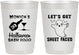 Personalized Halloween 10 oz Frosted Cups - Ghost Sheet Faced | 250009