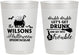 Personalized Halloween 10 oz Frosted Cups - Witch | 250011