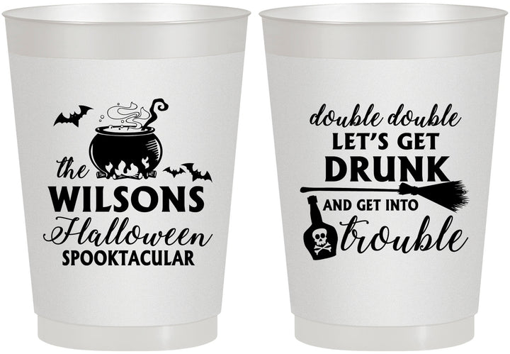 Personalized Halloween 10 oz Frosted Cups - Witch | 250011