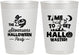 Personalized Halloween 10 oz Frosted Cups - Hallowasted Pumpkin | 250013