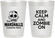 Personalized Halloween 10 oz Frosted Cups - Zombie | 250018