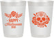 Personalized Halloween 10 oz Frosted Cups - Sugar Skull | 250020