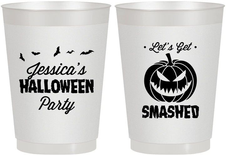 Personalized Halloween 10 oz Frosted Cups - Pumpkin | 250030