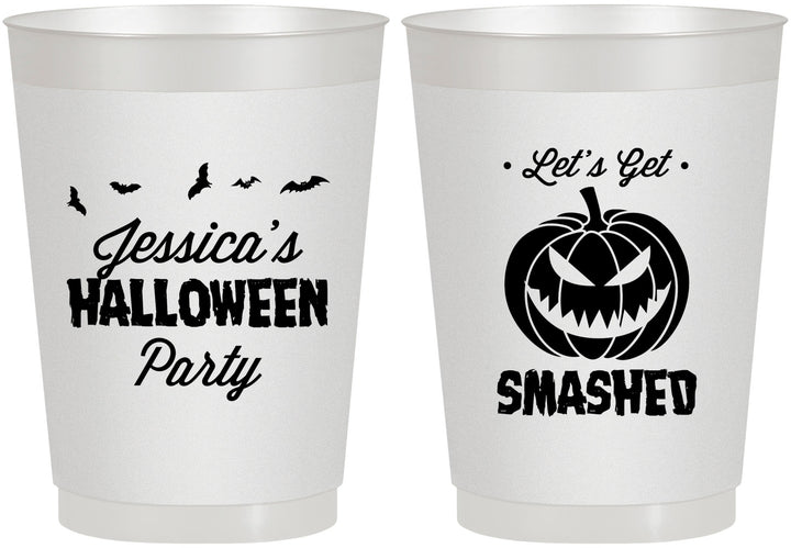 Personalized Halloween 10 oz Frosted Cups - Pumpkin | 250030