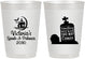Personalized Halloween 10 oz Frosted Cups - Haunted House | 250031