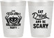 Personalized Halloween 10 oz Frosted Cups - Eat Drink Be Scary | 250033
