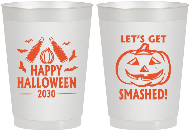 Personalized Halloween 10 oz Frosted Cups - Lets Get Smashed | 250036
