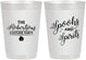 Personalized Halloween 10 oz Frosted Cups - Spooks Spirits | 250037