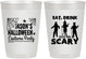 Personalized Halloween 10 oz Frosted Cups - Eat Drink Be Scary | 250038