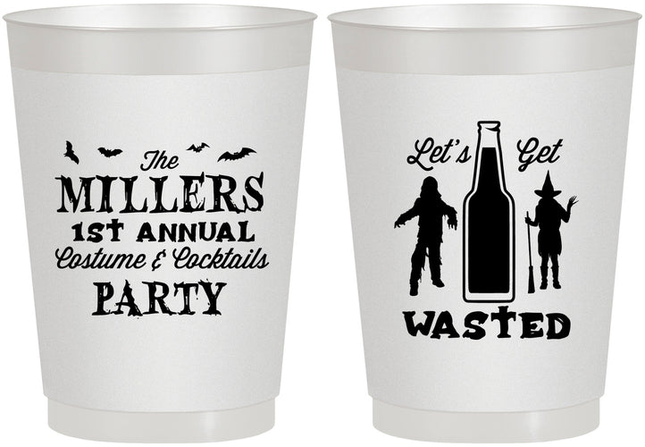 Personalized Halloween 10 oz Frosted Cups - Werewolf Witch | 250039
