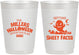 Personalized Halloween 10 oz Frosted Cups - Ghost Sheet Faced | 250040