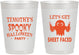 Personalized Halloween 10 oz Frosted Cups - Ghost Sheet Faced | 250044