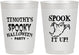 Personalized Halloween 10 oz Frosted Cups - Ghost | 250045