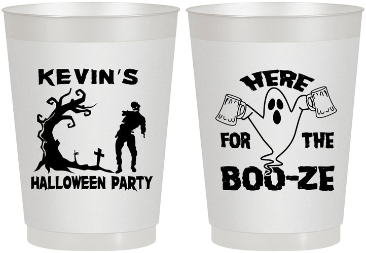 Personalized Halloween 10 oz Frosted Cups - Ghost | 250046