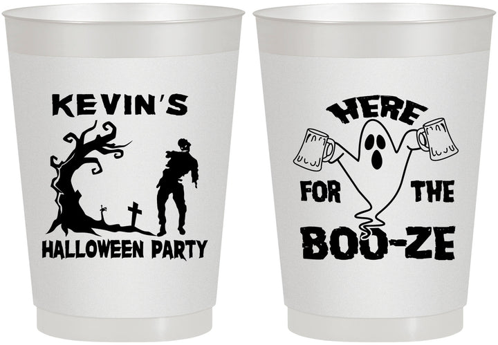 Personalized Halloween 10 oz Frosted Cups - Ghost | 250046