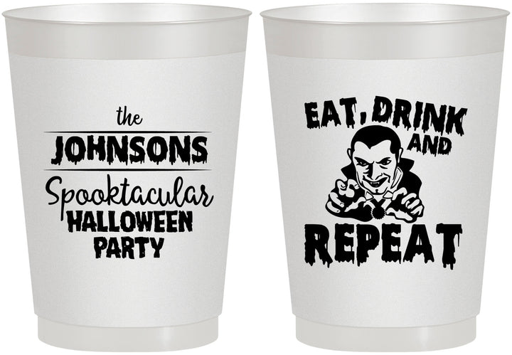 Personalized Halloween 10 oz Frosted Cups - Dracula | 250062