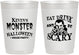 Personalized Halloween 10 oz Frosted Cups - Eat Drink Be Scary | 250063
