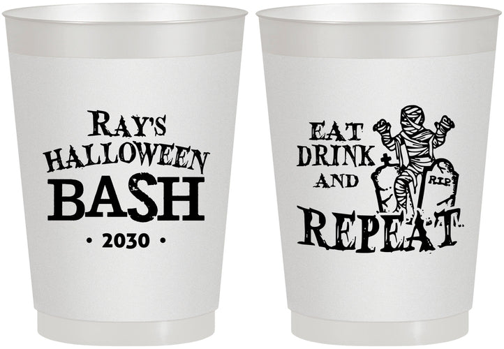 Personalized Halloween 10 oz Frosted Cups - Mummy | 250066