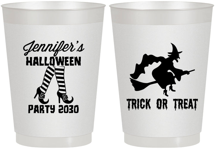 Personalized Halloween 10 oz Frosted Cups - Trick Or Treat | 250089