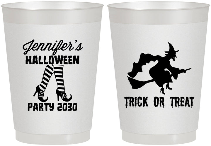 Personalized Halloween 10 oz Frosted Cups - Trick Or Treat | 250089