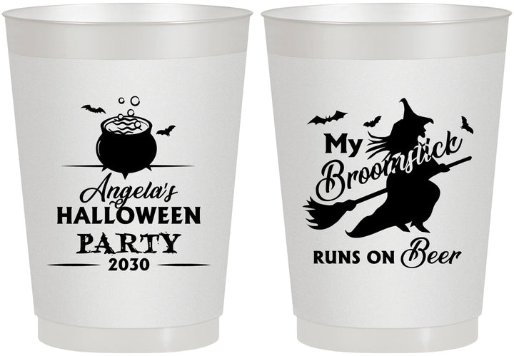 Personalized Halloween 10 oz Frosted Cups - Witch | 250090
