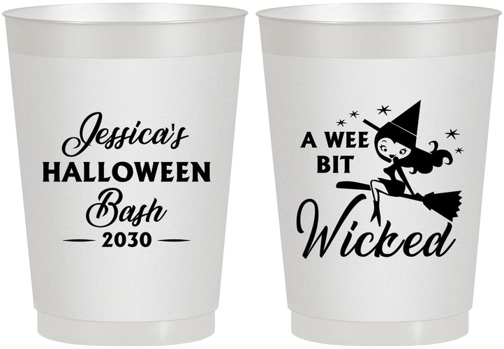 Personalized Halloween 10 oz Frosted Cups - Witch | 250091