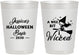 Personalized Halloween 10 oz Frosted Cups - Witch | 250091