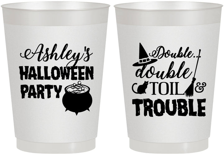 Personalized Halloween 10 oz Frosted Cups - Witch | 250095