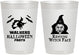 Personalized Halloween 10 oz Frosted Cups - Resting Witch Face | 250099