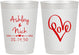 Personalized Wedding 10 oz Frosted Cups - Love | 252