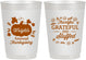 Personalized Thanksgiving 10 oz Frosted Cups - Grateful And Stuffed | 260000