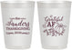 Personalized Thanksgiving 10 oz Frosted Cups - Grateful Af | 260017