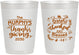 Personalized Thanksgiving 10 oz Frosted Cups - Grateful Blessed | 260028