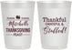 Personalized Thanksgiving 10 oz Frosted Cups - Thankful Stuffed | 260029