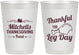 Personalized Thanksgiving 10 oz Frosted Cups - Leg Day | 260033