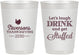 Personalized Thanksgiving 10 oz Frosted Cups - Turkey Stuffed | 260037