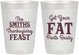 Personalized Thanksgiving 10 oz Frosted Cups - Fat Pants Ready | 260045