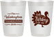 Personalized Thanksgiving 10 oz Frosted Cups - Talk Turkey To Me | 260046