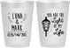 Personalized Wedding 10 oz Frosted Cups - You Are The Light Of My Life | 261