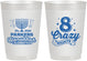 Personalized Hanukkah 10 oz Frosted Cups - Eight Crazy Nights | 270010
