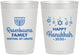 Personalized Hanukkah 10 oz Frosted Cups - Menorah | 270016