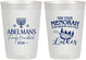 Personalized Hanukkah 10 oz Frosted Cups - Menorah Latkes | 270019