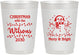 Personalized Christmas 10 oz Frosted Cups - Snowman | 280002