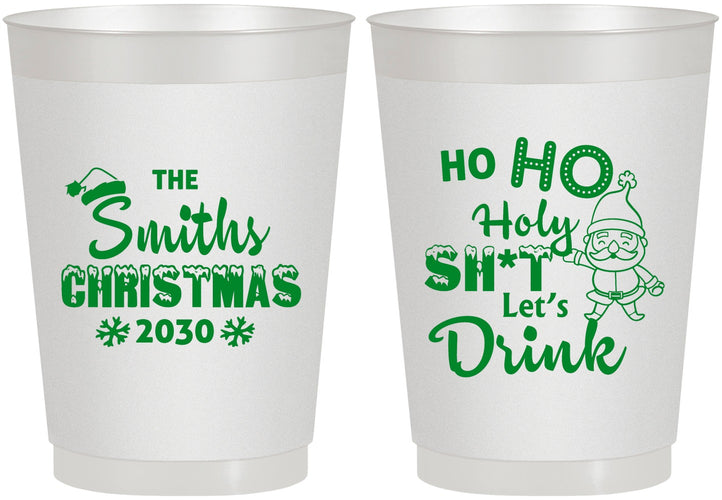 Personalized Christmas 10 oz Frosted Cups - Elf | 280009