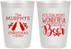 Personalized Christmas 10 oz Frosted Cups - Wonderful Time For A Beer | 280012