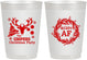 Personalized Christmas 10 oz Frosted Cups - Merry Af | 280014