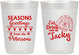 Personalized Christmas 10 oz Frosted Cups - Eat Drink Be Jacky | 280016