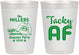 Personalized Christmas 10 oz Frosted Cups - Tacky Af | 280017